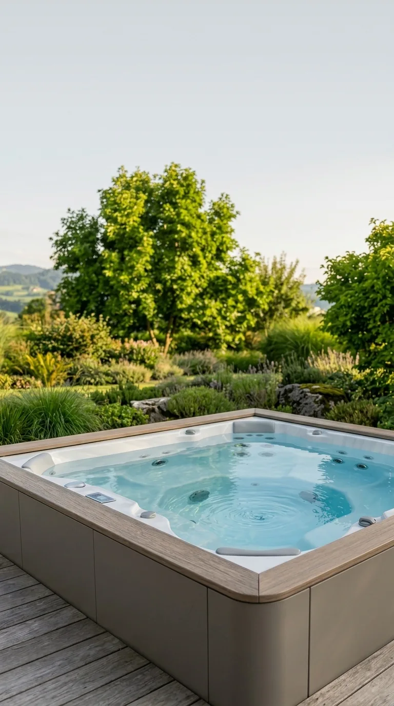 Whirlpools und Swimspas, KI-Symbolbild